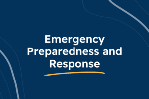 Emergency preparedness and response